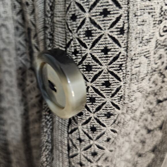 Vintage Two Potato Quilted Jacket Womens Medium Pockets Button Up Blazer Career - Picture 8 of 13